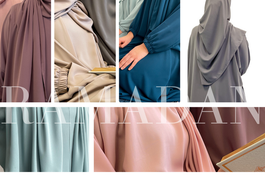 Modest clothing for Ramadan hijab starter pack, hijab journey classic abayas