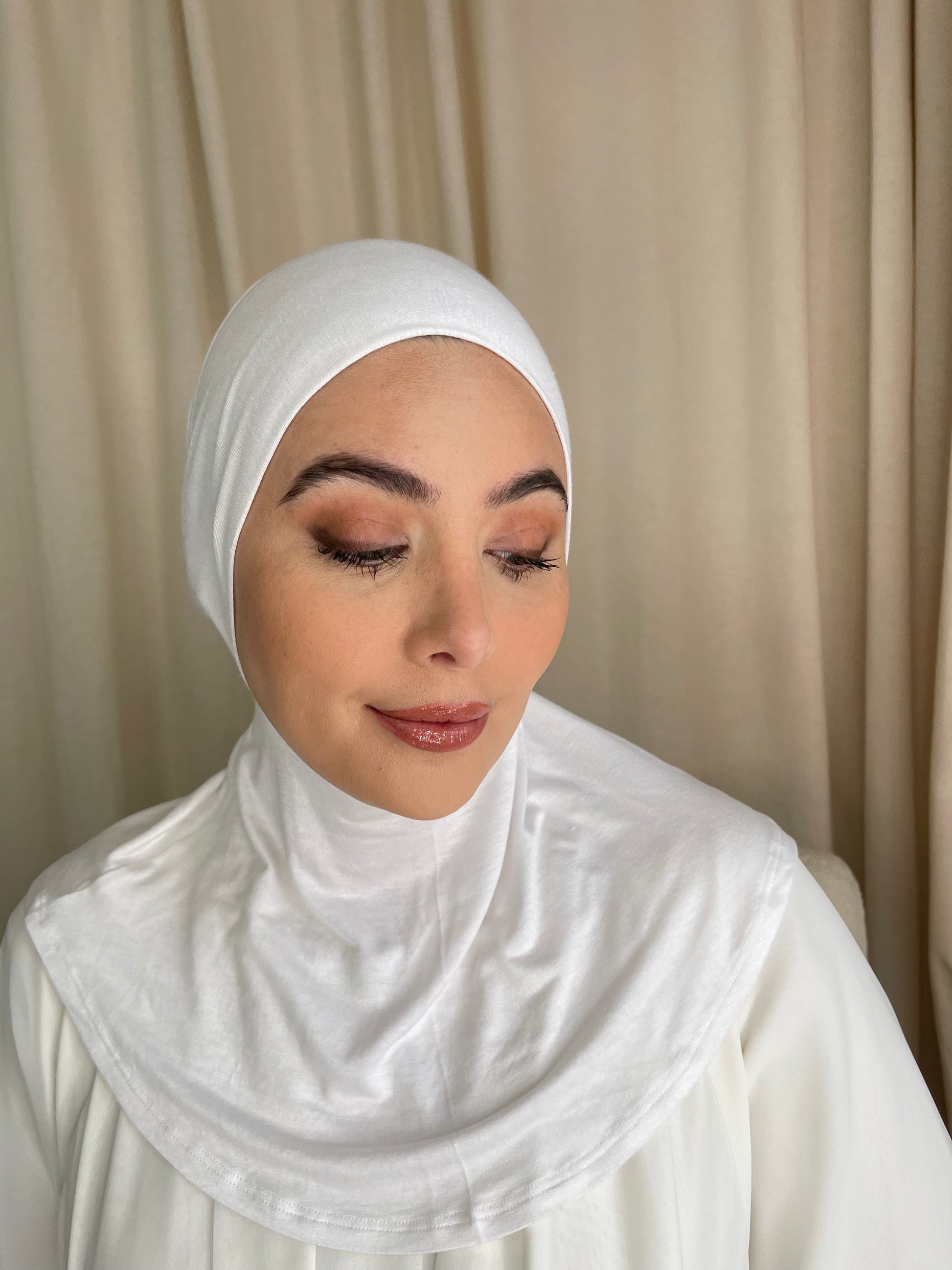 Ninja hijab full coverage hijab caps, under-cap with tie back function. Next day delivery hijabs UK