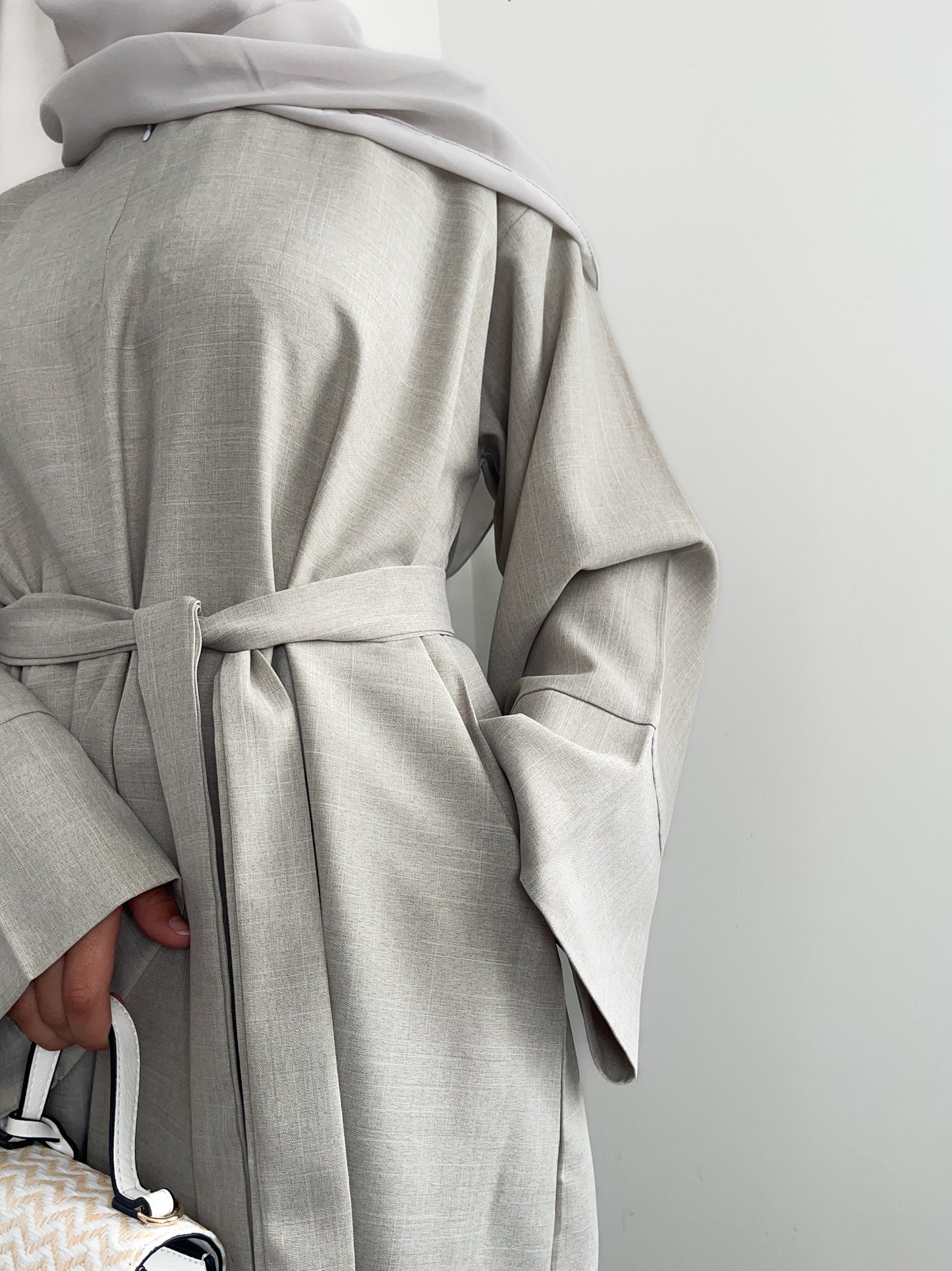 OVERSIZED CANCUN LINEN CLOSED EVERYDAY ABAYA SET