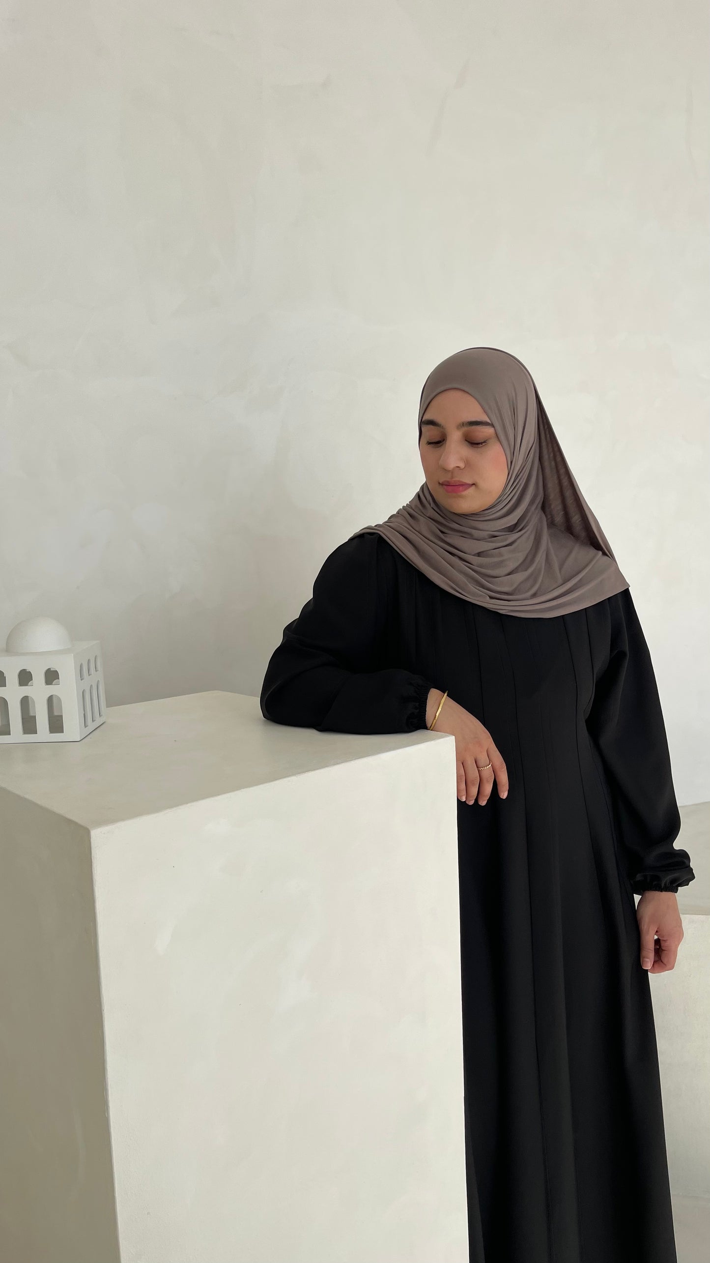 Premium Lightweight Jersey Hijab - Truffle