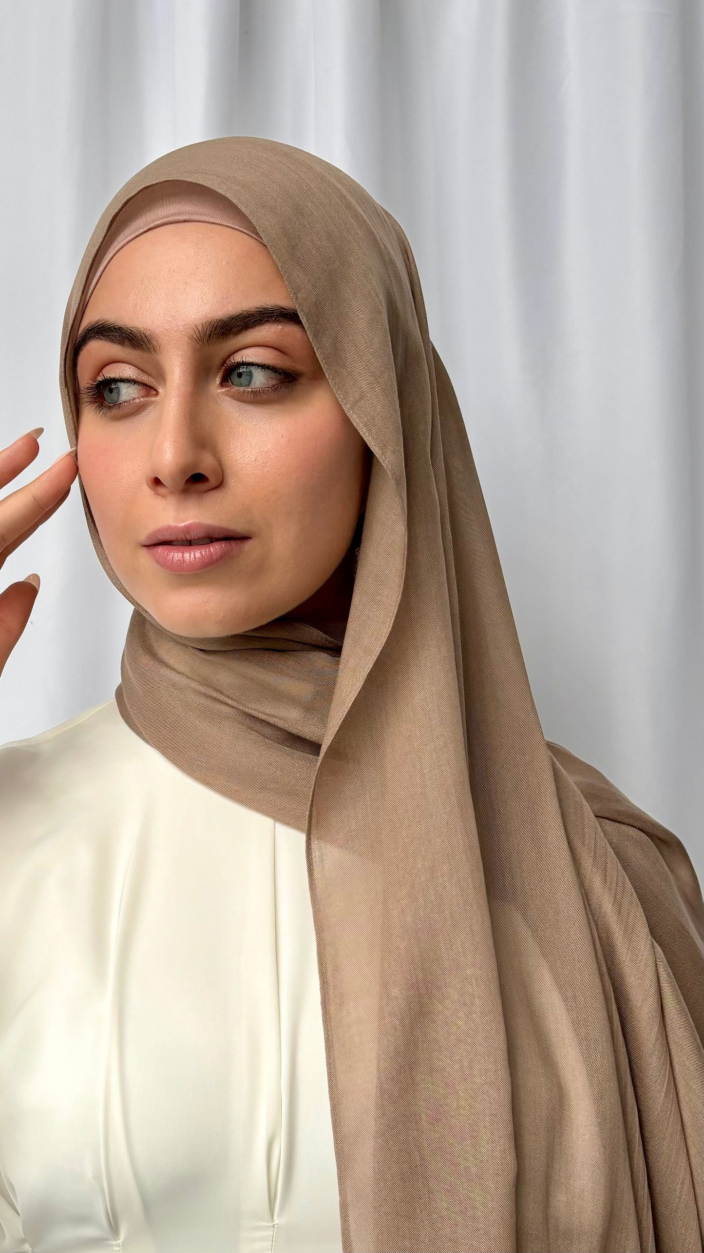 Modal Matching Hijab Set - Praline