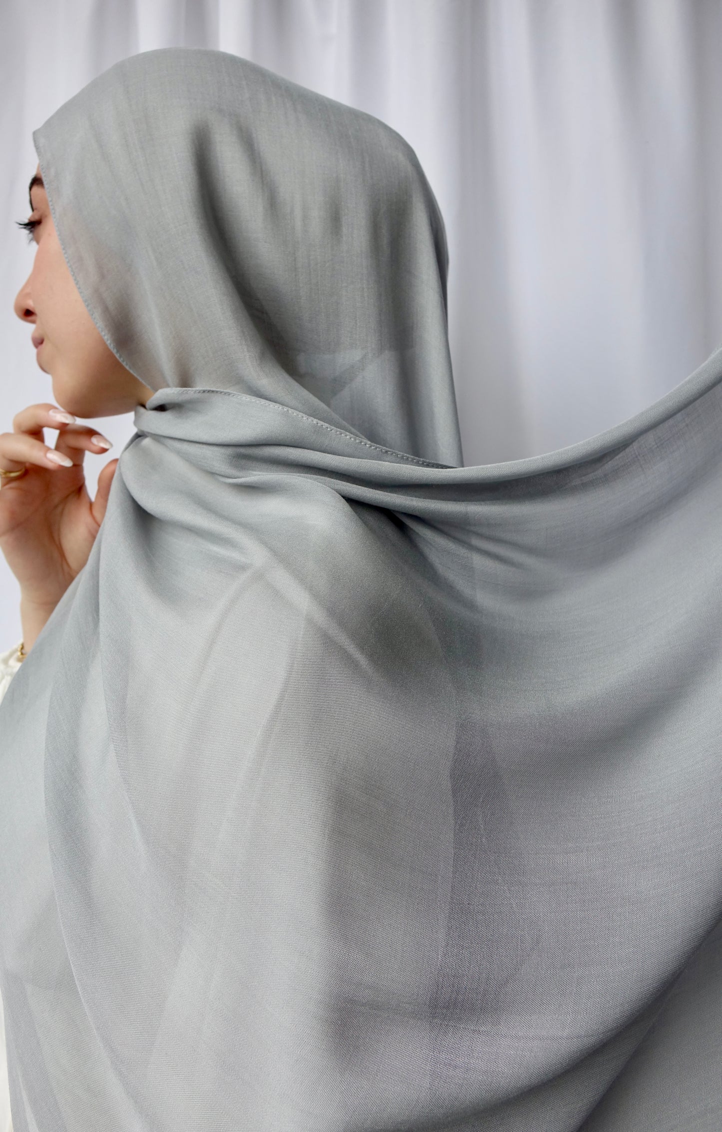 Modal Matching Hijab Set - Powder