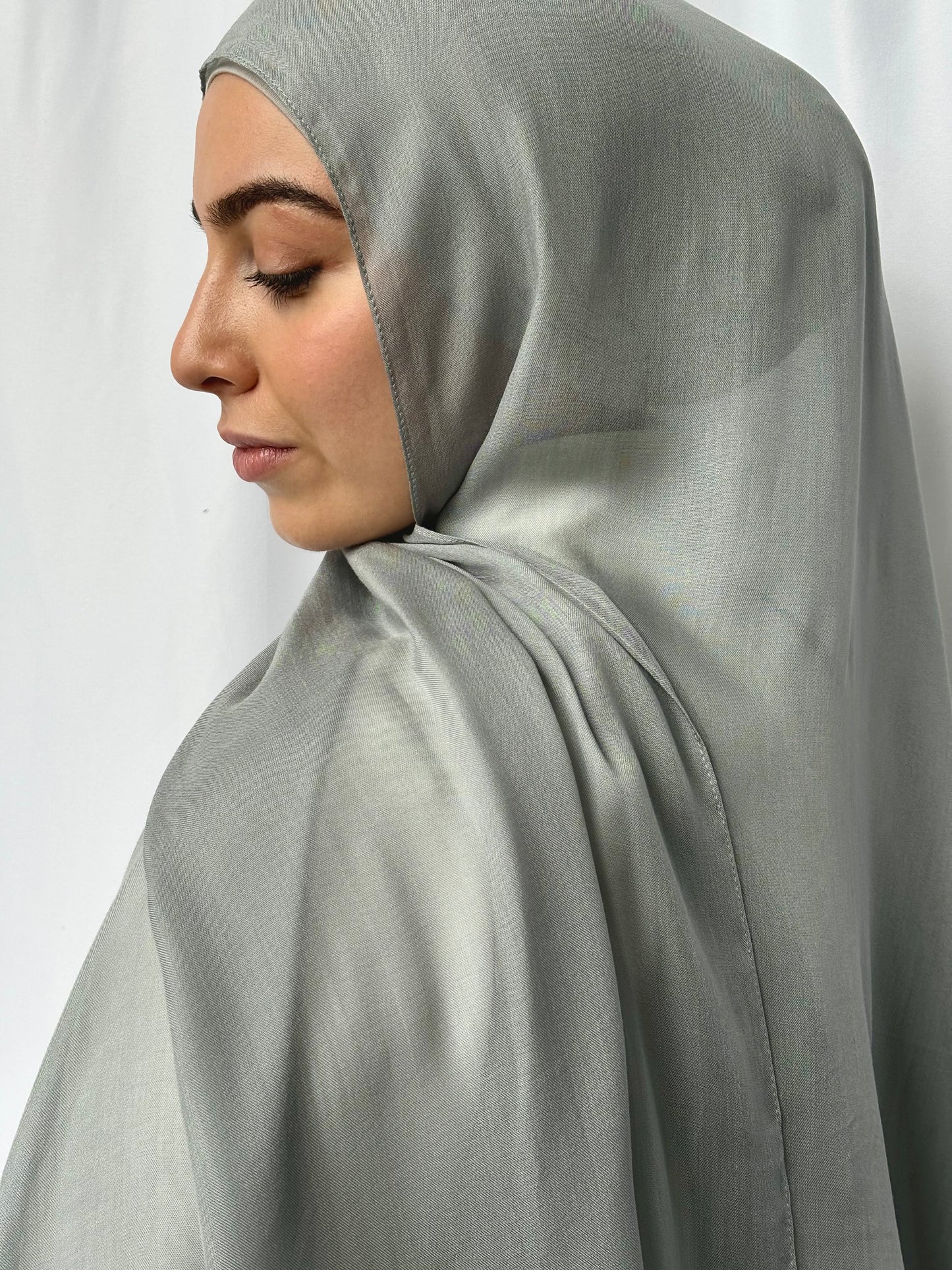 Modal Matching Hijab Set - Powder