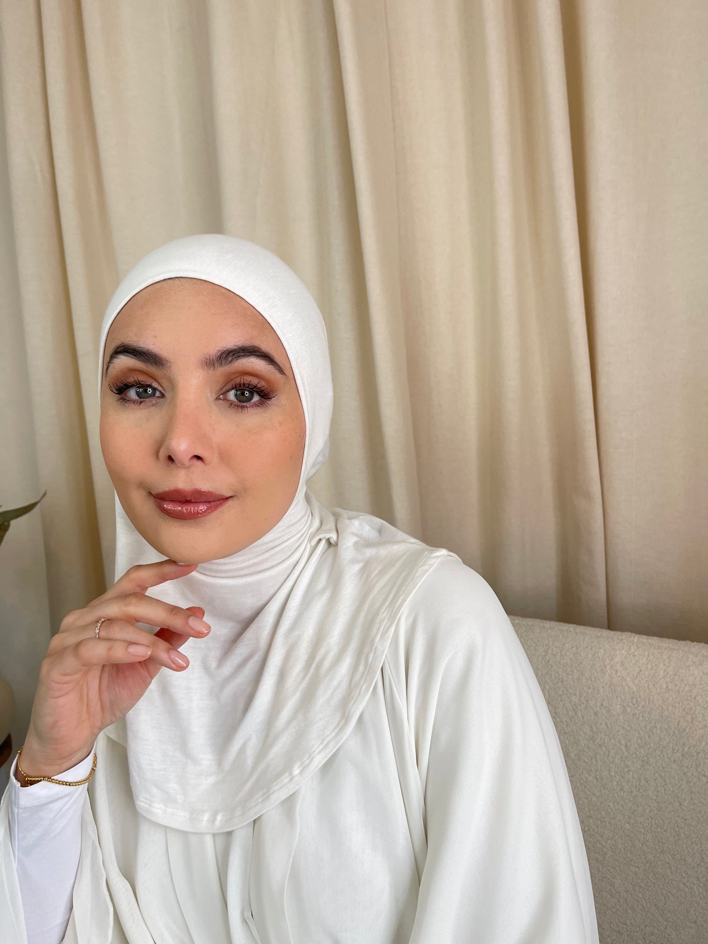 Ninja hijab full coverage hijab caps, under-cap with tie back function. Next day delivery hijabs UK