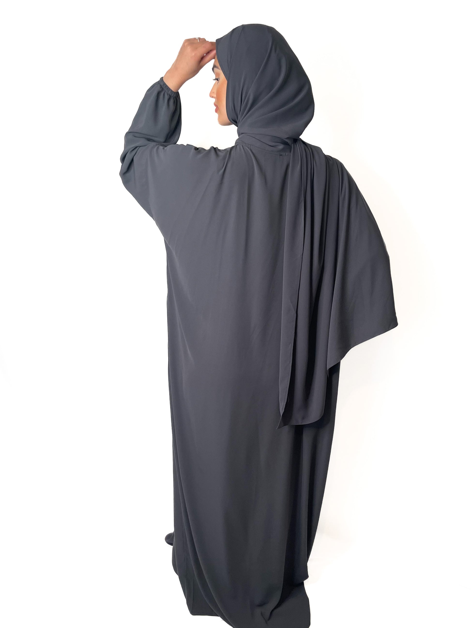PEBBLE GREY CLASSIC ONE PIECE ABAYA