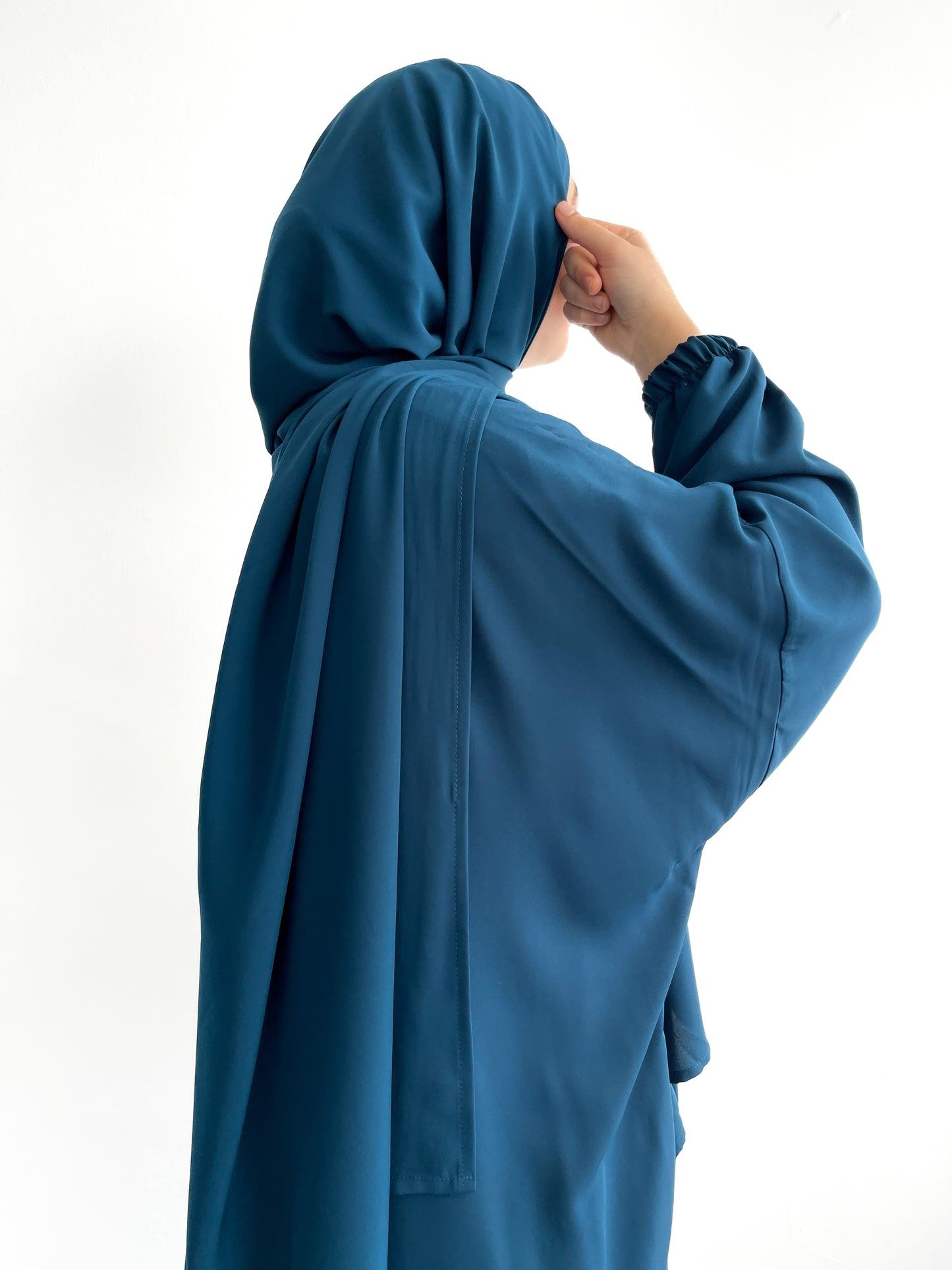 Ocean Teal Classic One Piece Prayer Abaya