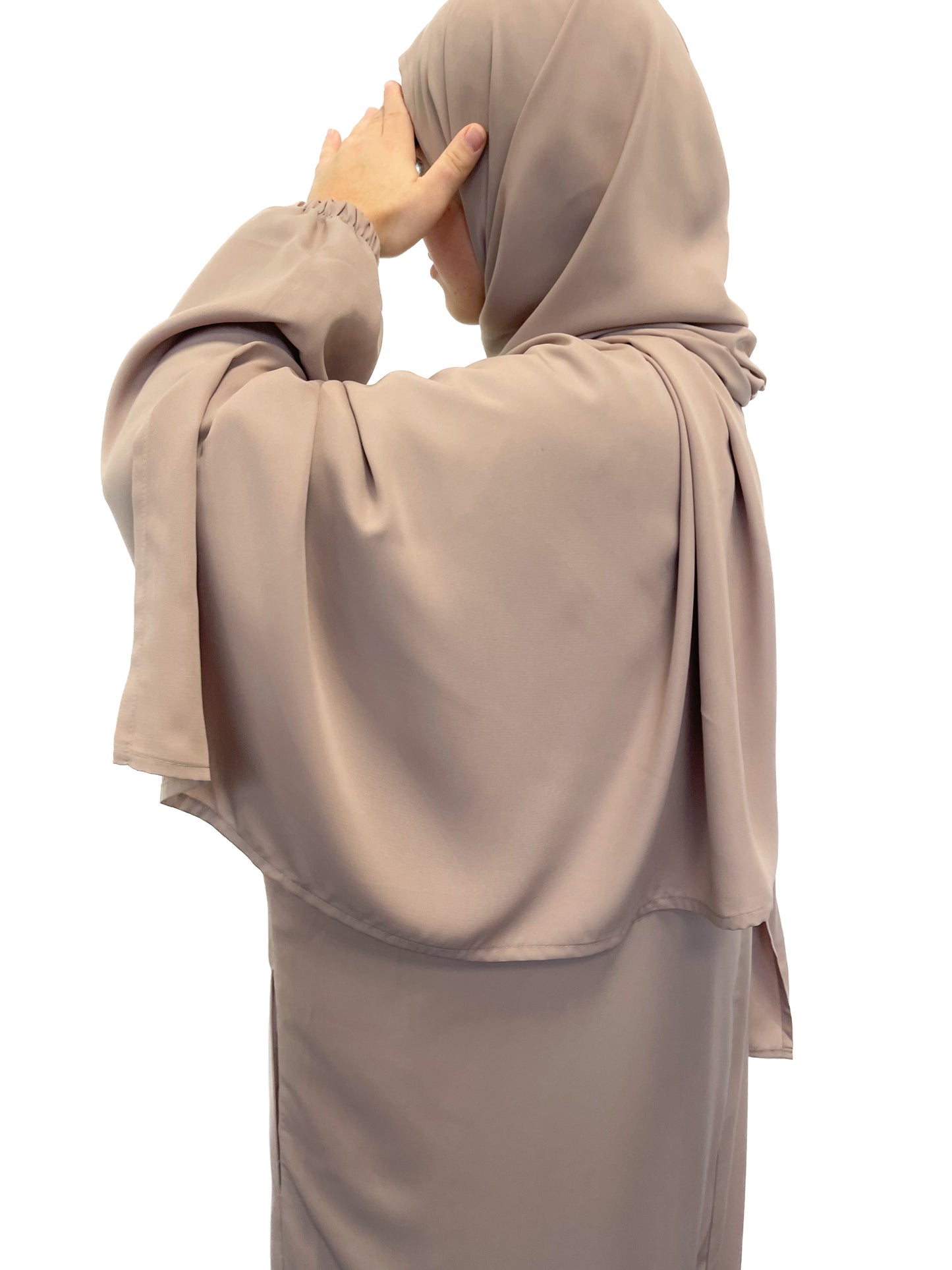 Sand Beige Classic One Piece Prayer Abaya
