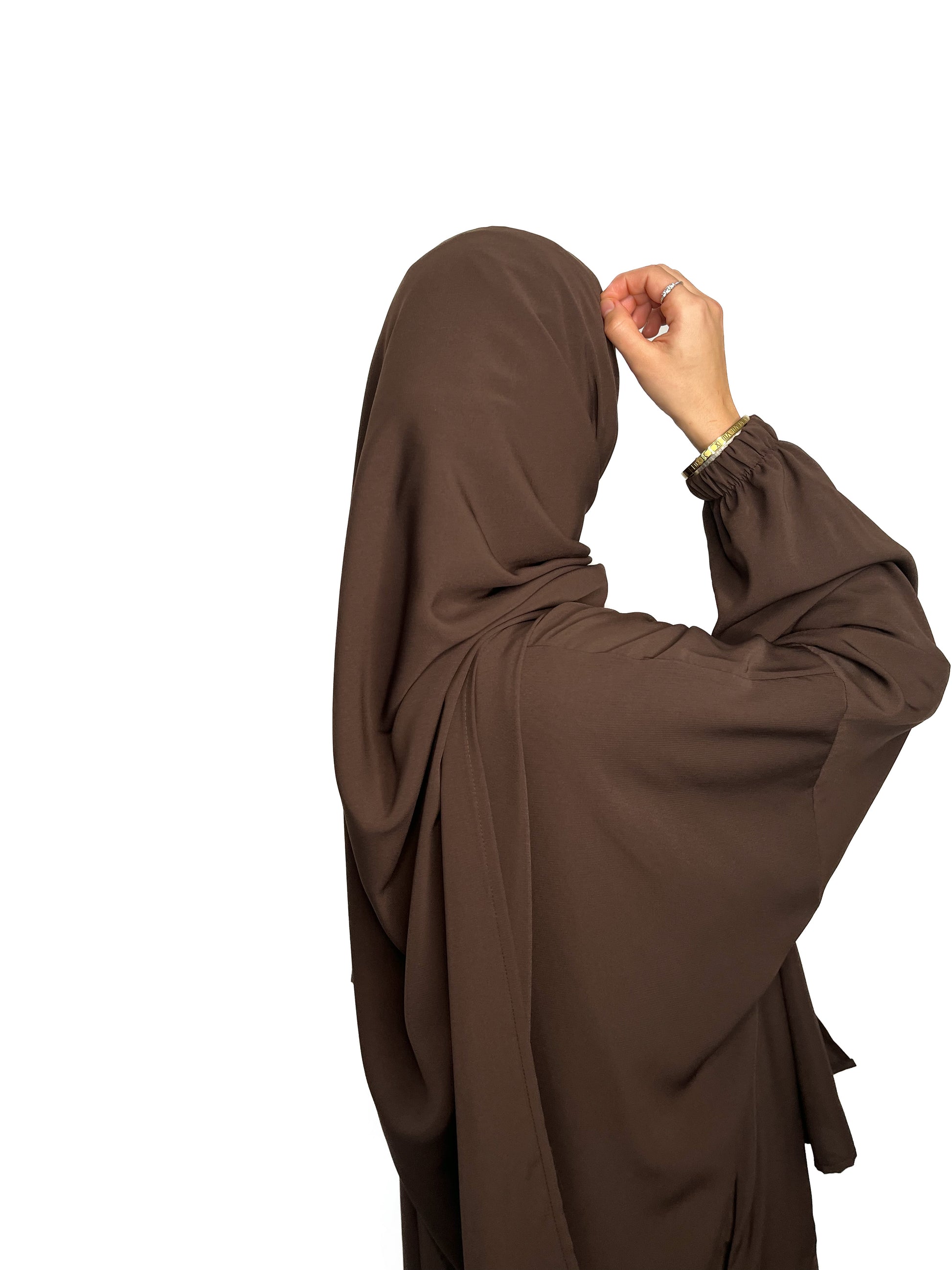ESPRESSO BROWN CLASSIC ONE PIECE ABAYA