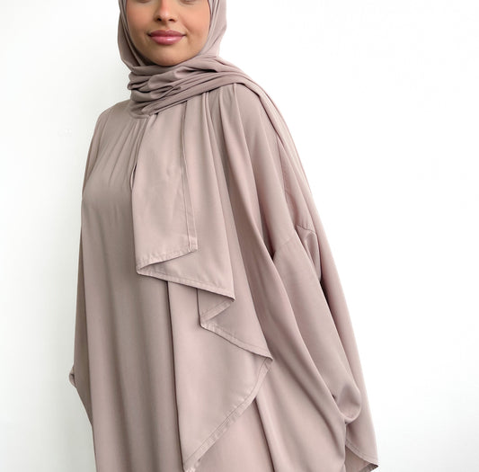 Sand Beige Classic One Piece Prayer Abaya