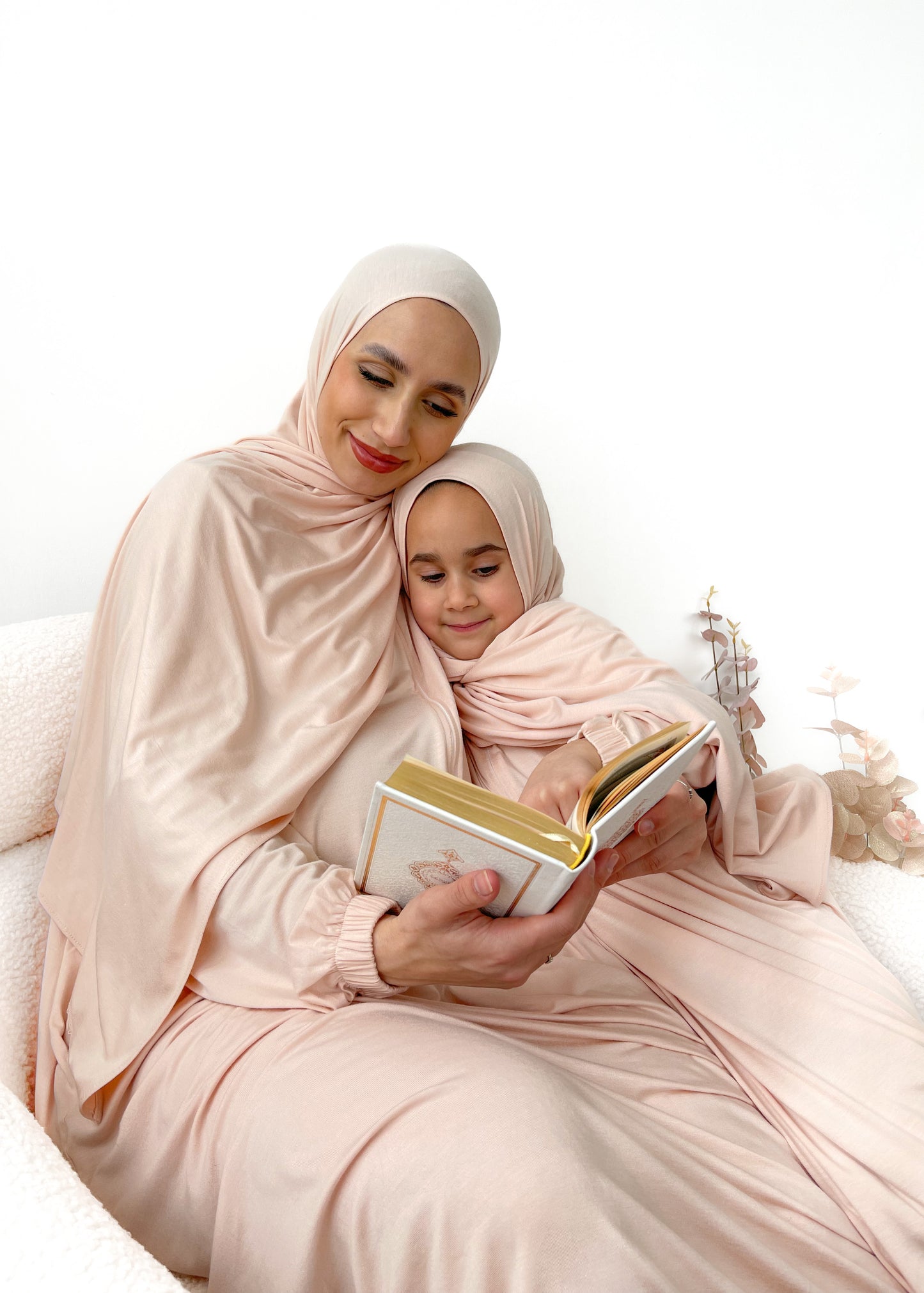 MUMMY & ME | LADIES ONE PIECE PRAYER ABAYA- MACADAMIA