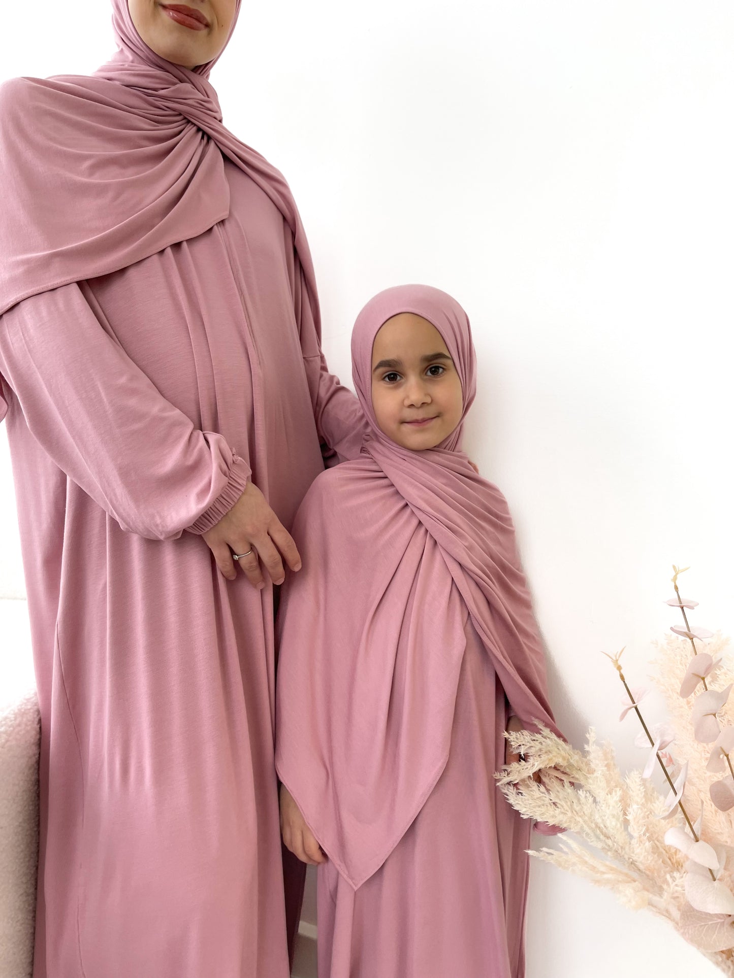 MUMMY & ME | LADIES ONE PIECE PRAYER ABAYA- OLD ROSE