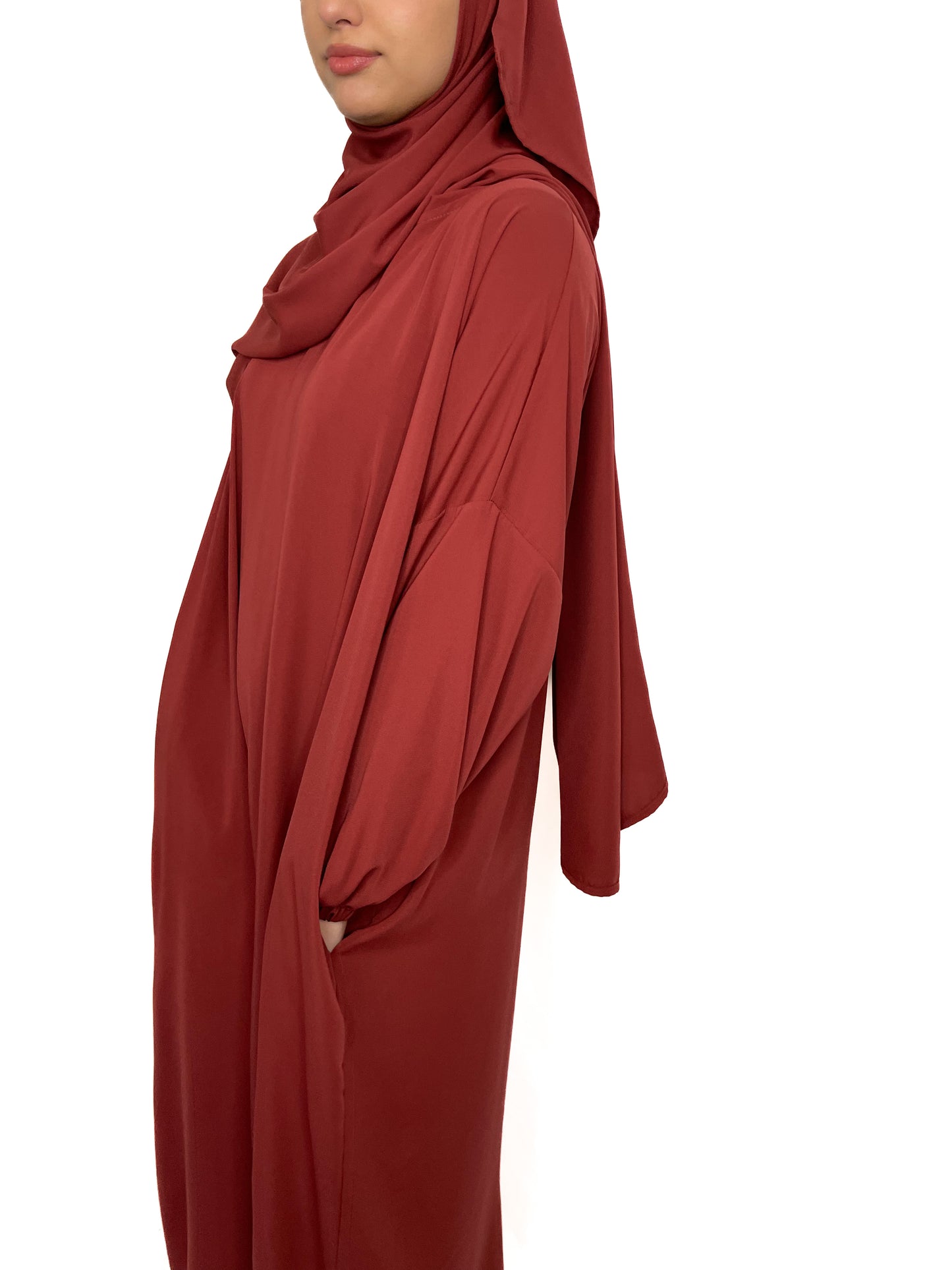 TERRACOTTA CLASSIC ONE PIECE ABAYA