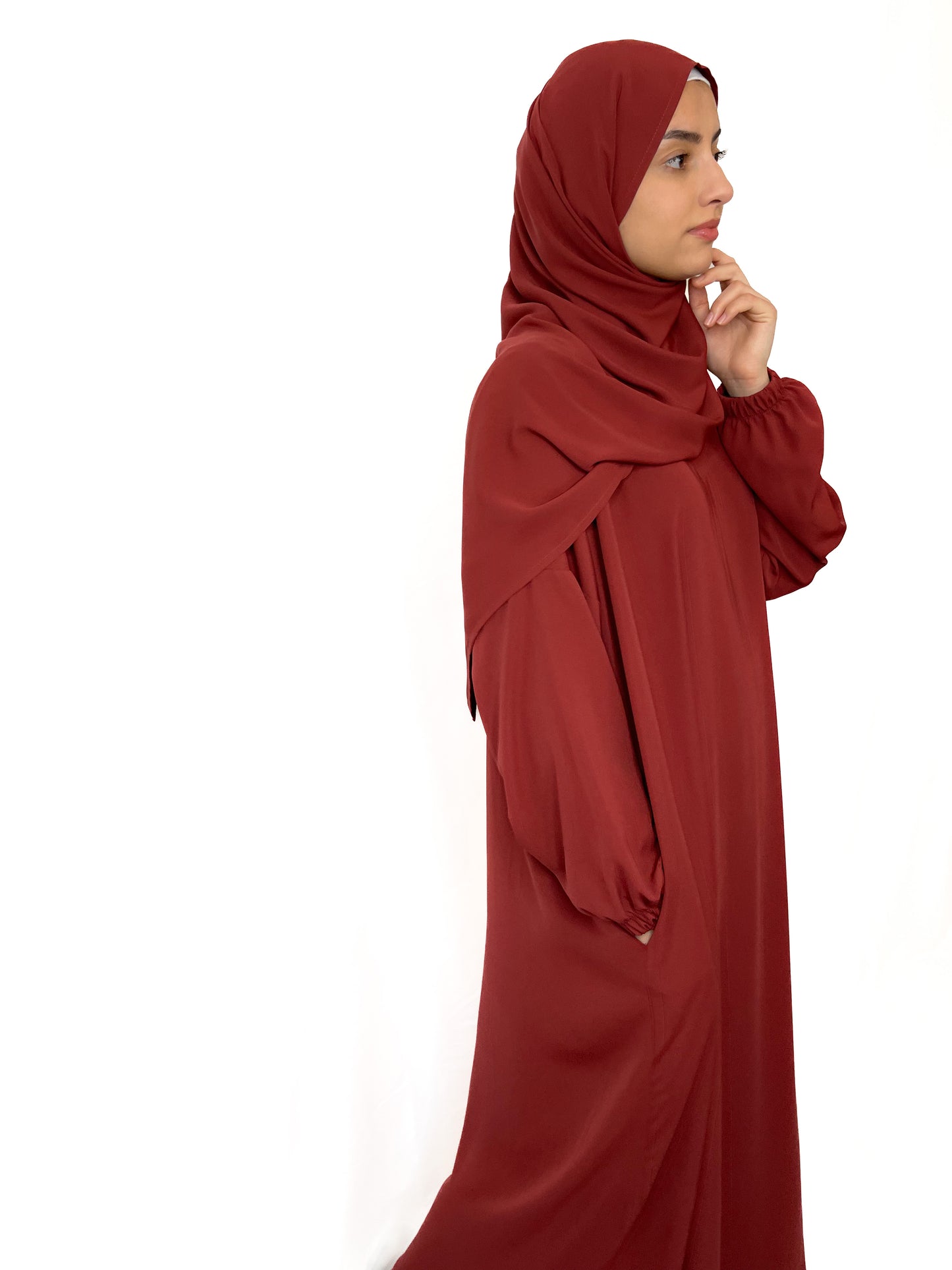 TERRACOTTA CLASSIC ONE PIECE ABAYA