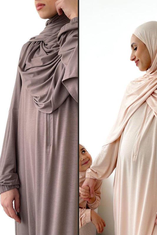 Modest Nursing Friendly Abayas | Maternity & Breastfeeding Zip Abaya modest maternity abayas