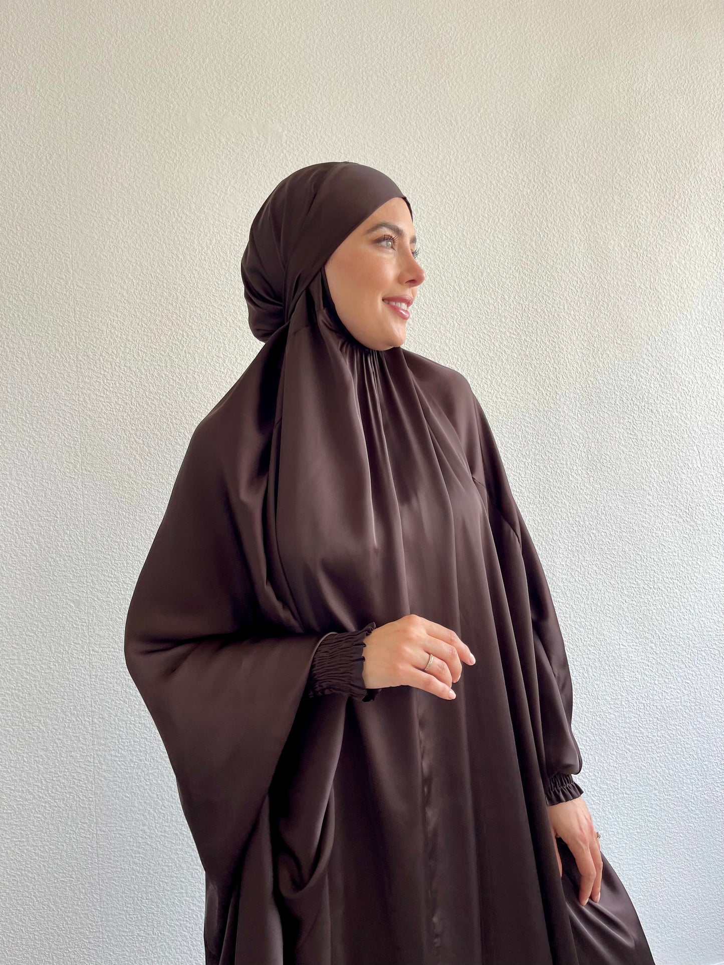 Prayer Gown Jilbab - Walnut