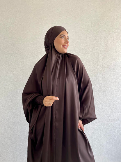 Prayer Gown Jilbab - Walnut