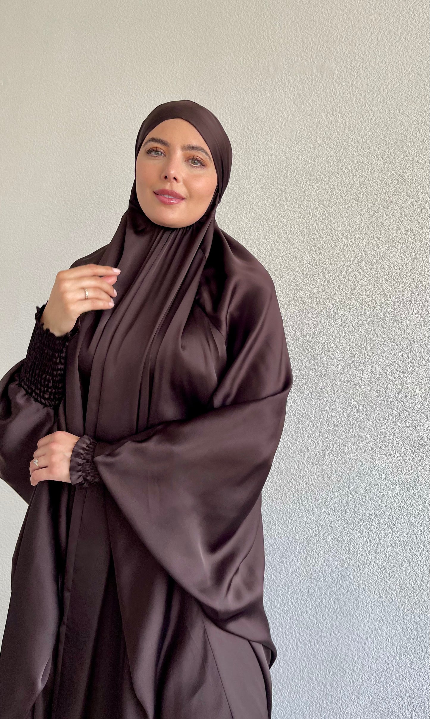 Prayer Gown Jilbab - Walnut