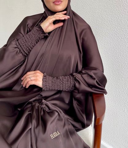 Prayer Gown Jilbab - Walnut