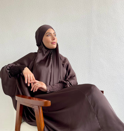 Prayer Gown Jilbab - Walnut