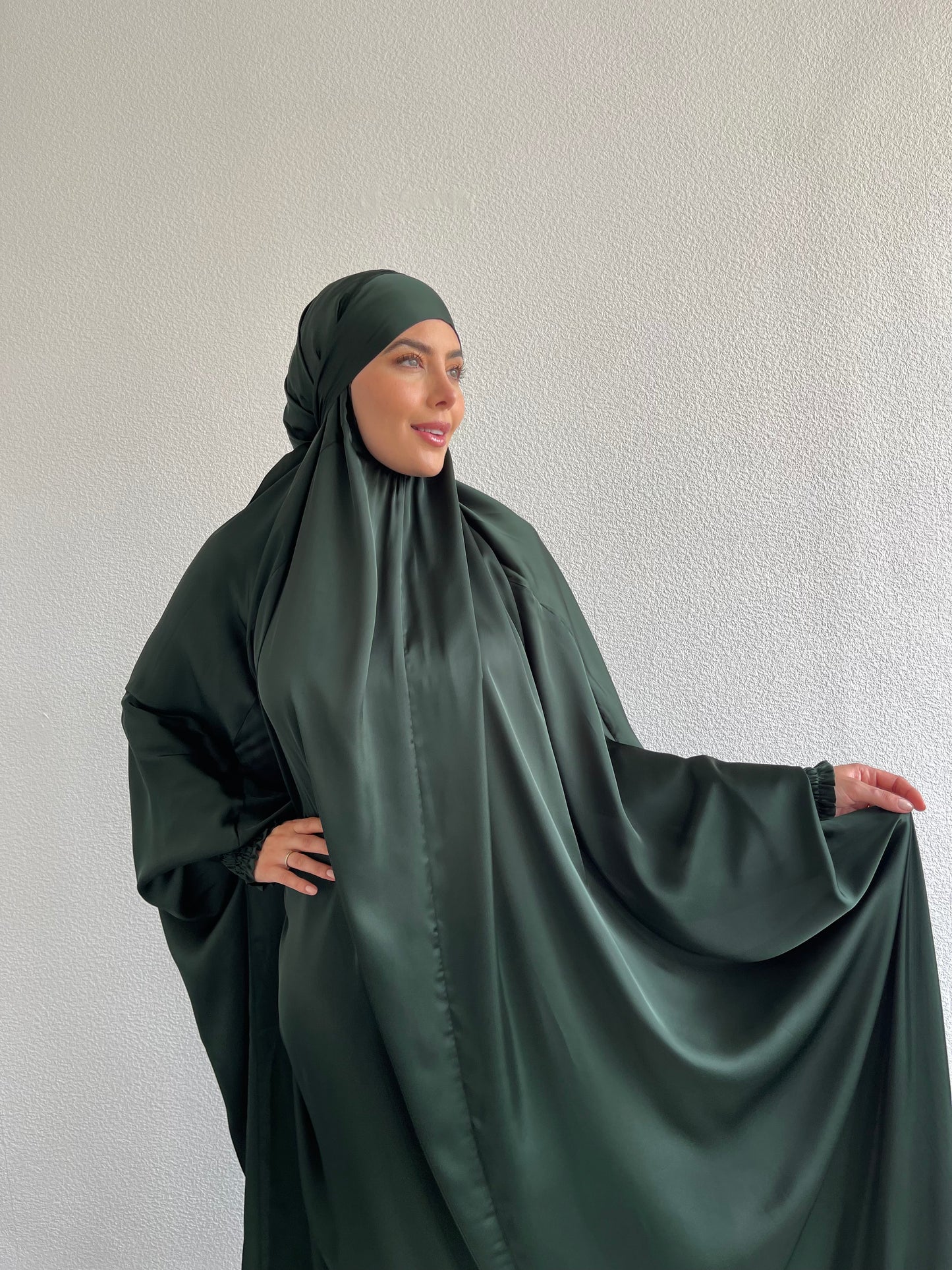 Prayer Gown Jilbab - Emerald