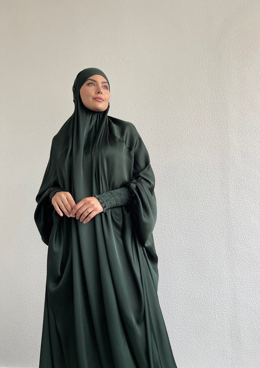 Prayer Gown Jilbab - Emerald