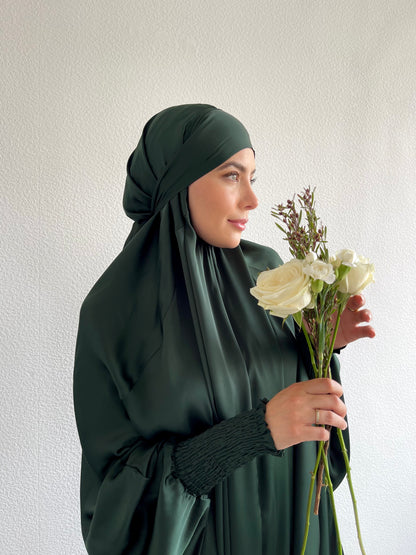 Prayer Gown Jilbab - Emerald