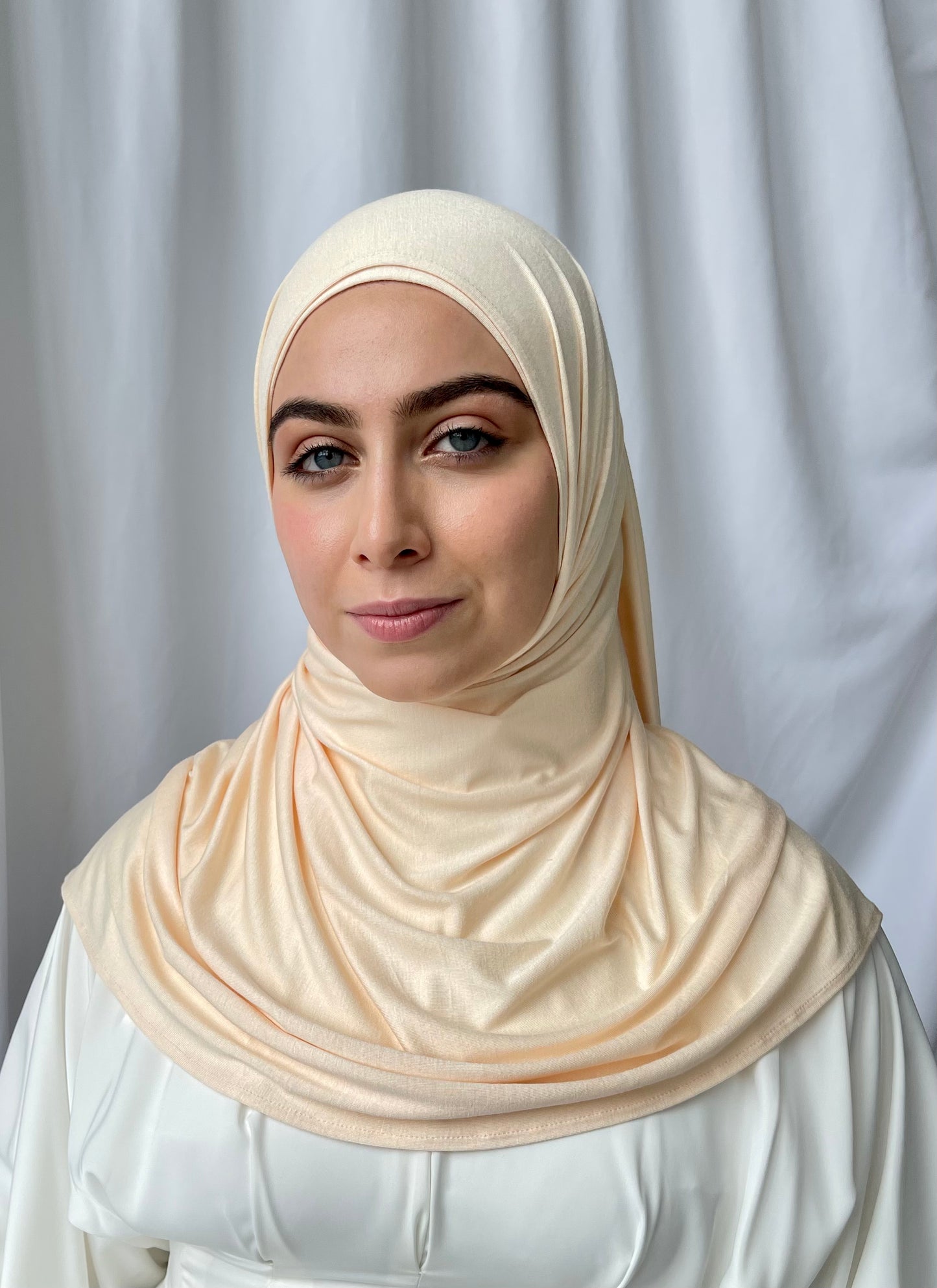 Premium Lightweight Jersey Hijab - Apricot