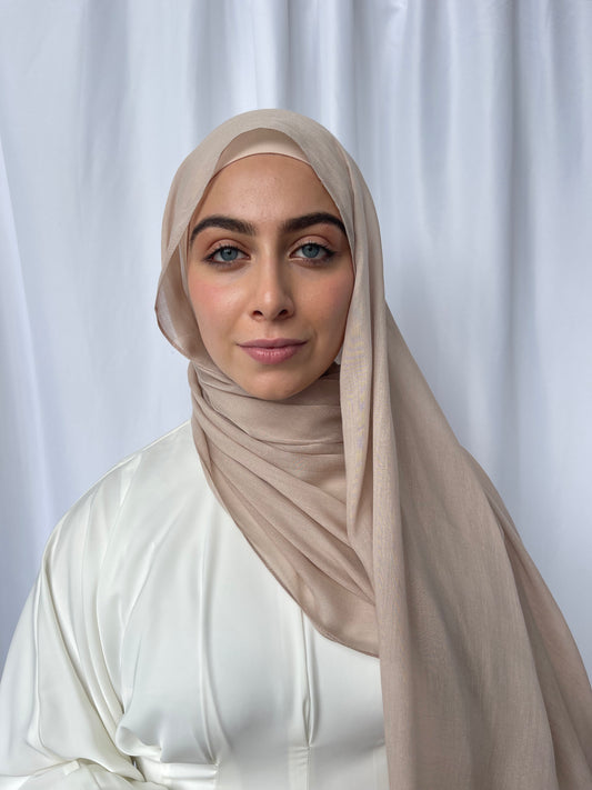 Modal Matching Hijab Set - Mink