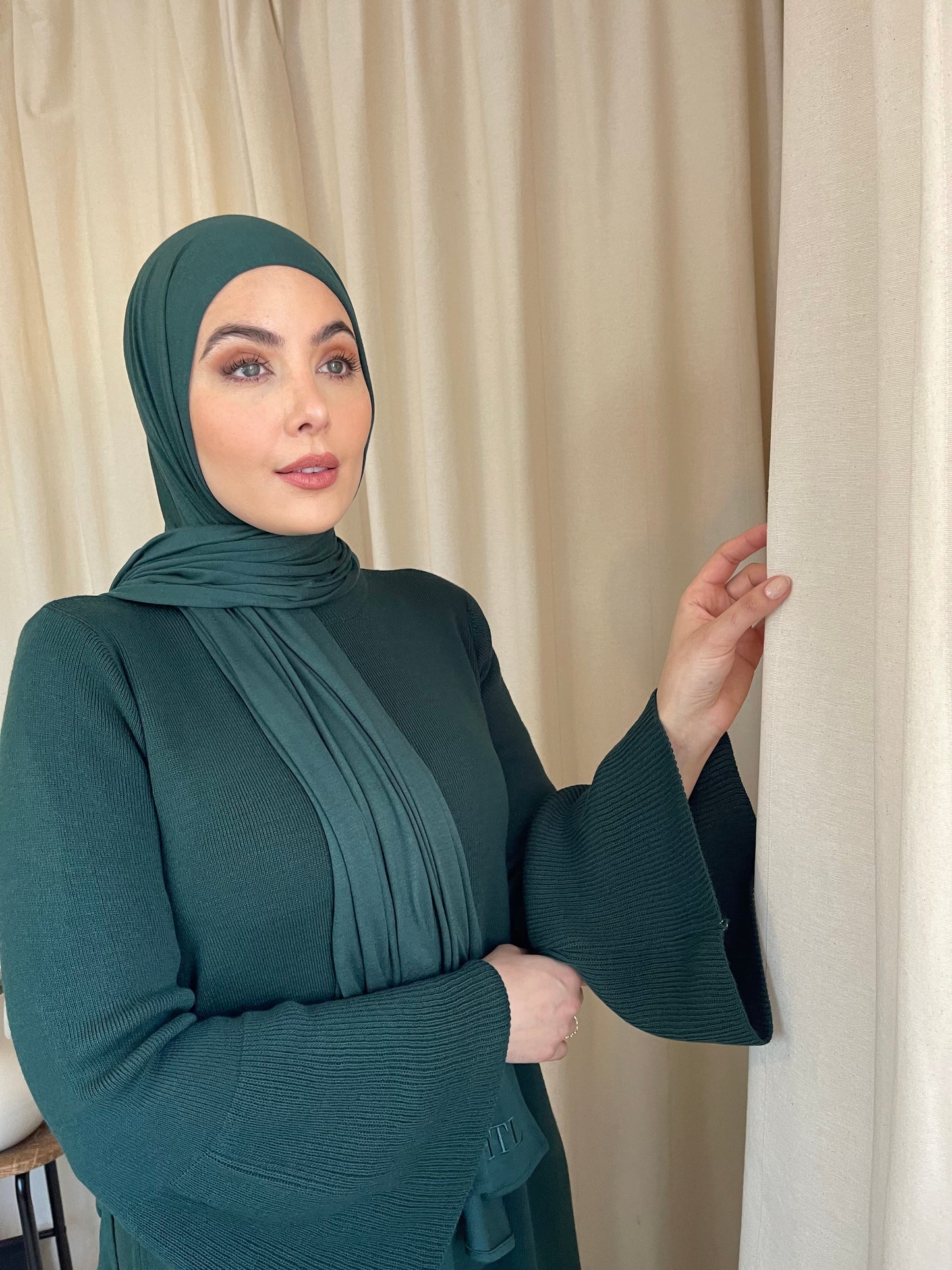 Premium Lightweight Jersey Hijab - Emerald