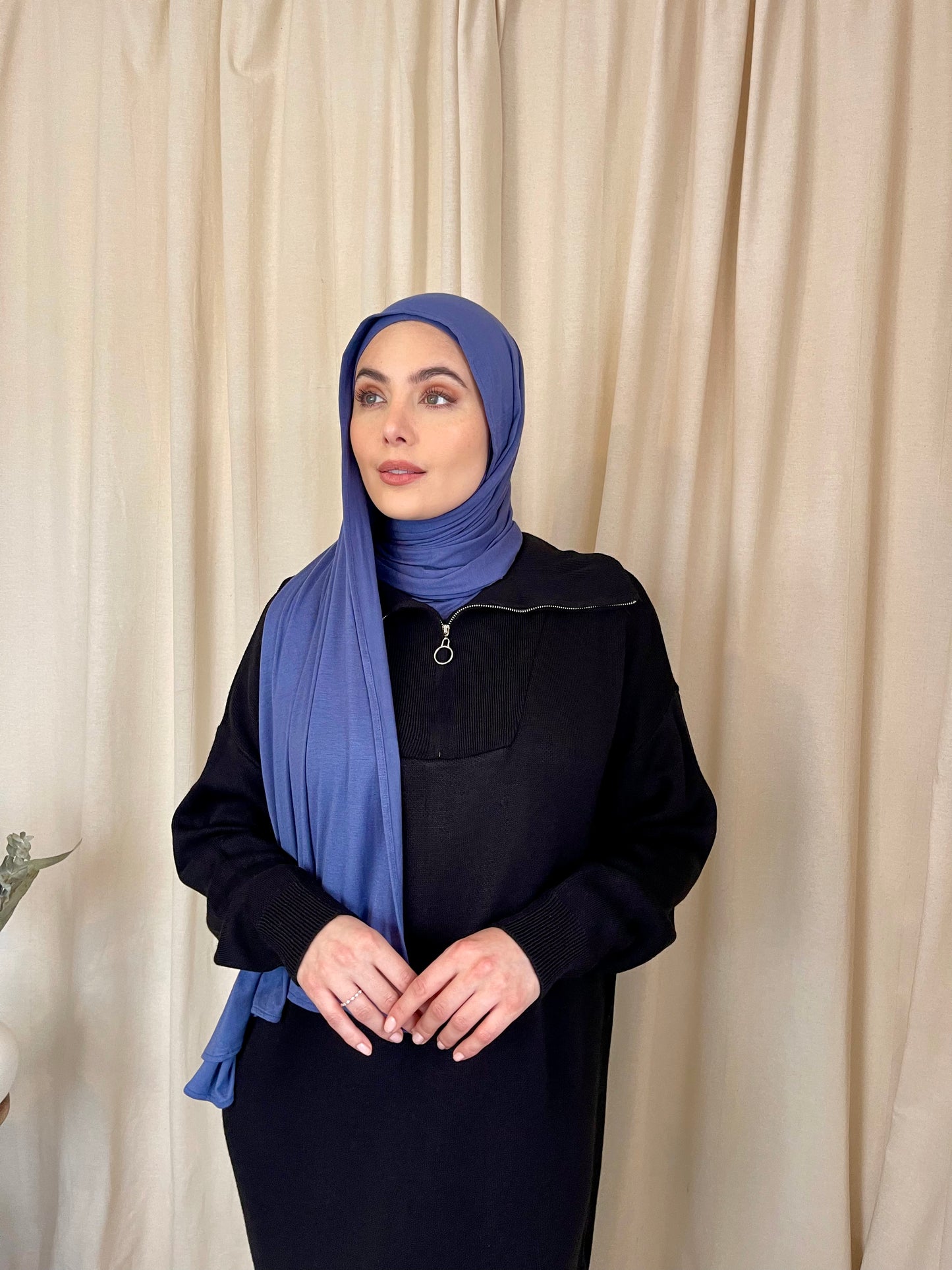 Premium Lightweight Jersey Hijab - Ocean