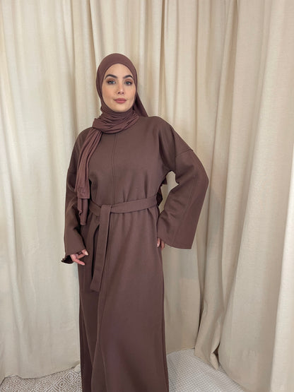 Oak Cotton Thick Abaya Dress