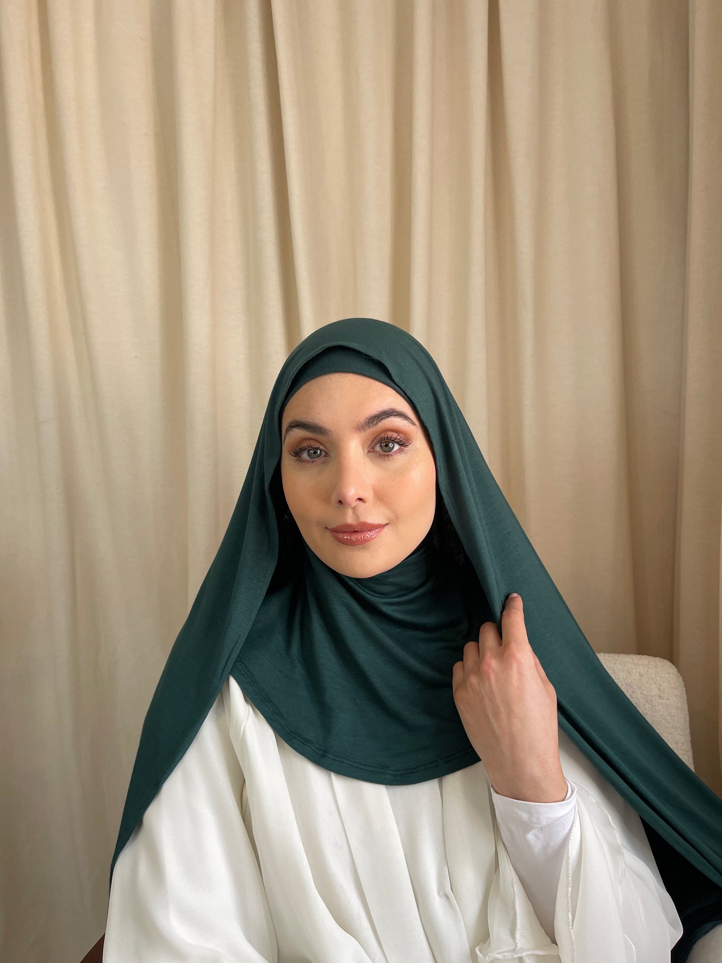 Premium Lightweight Jersey Hijab - Emerald