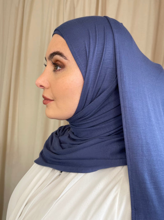 Premium Lightweight Jersey Hijab - Ocean