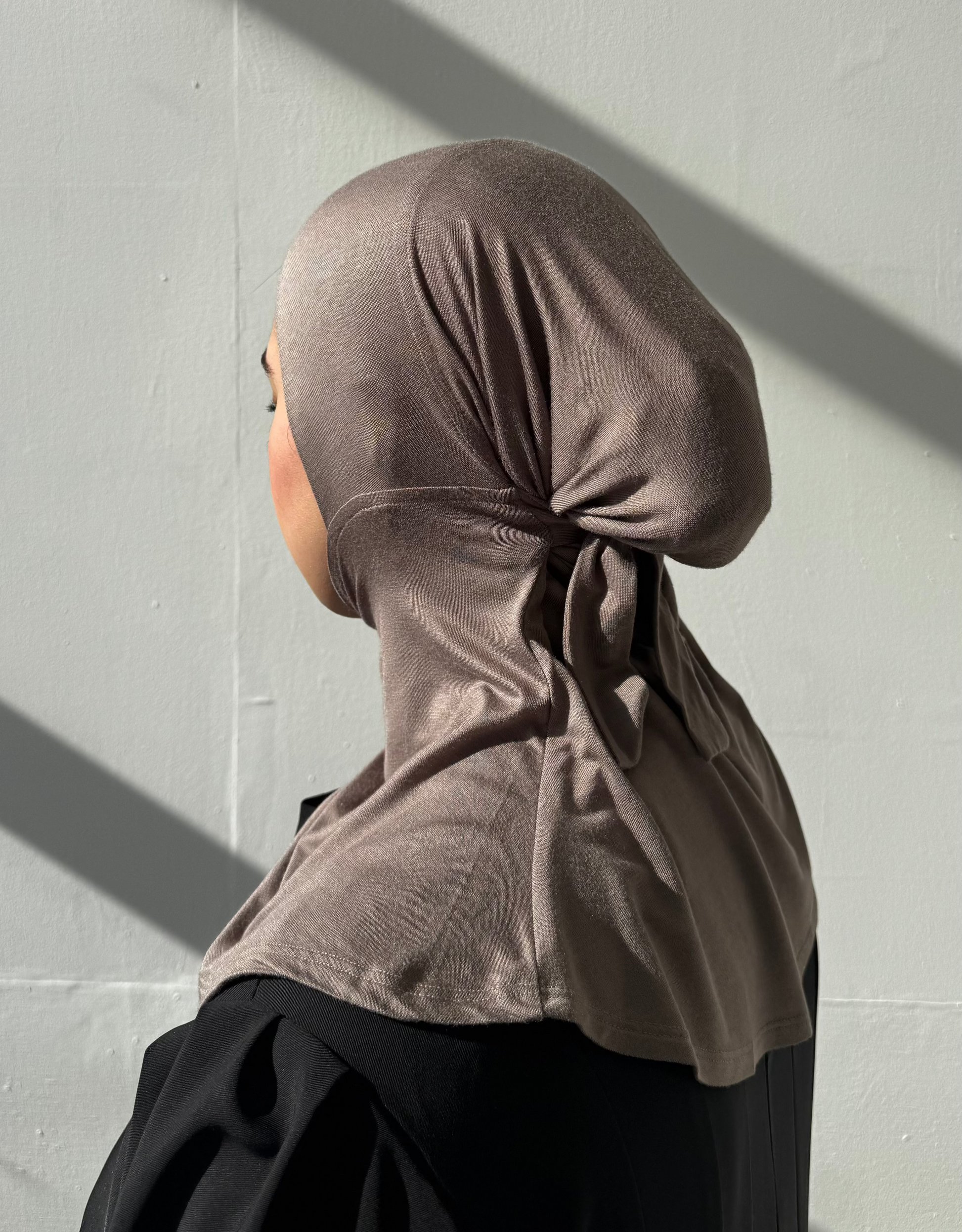 Ninja hijab full coverage hijab caps, under-cap with tie back function. Next day delivery hijabs UK