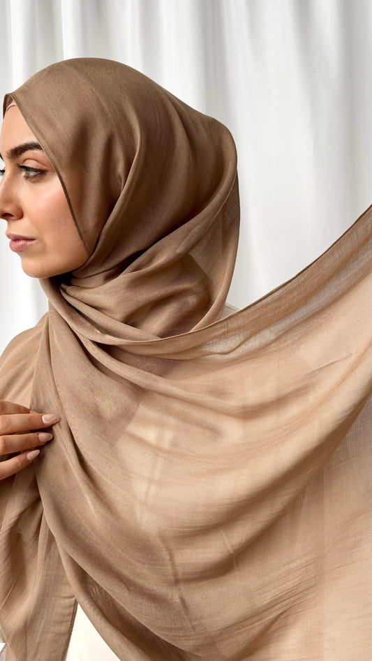 Modal Matching Hijab Set - Praline