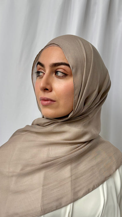Modal Matching Hijab Set - Bone