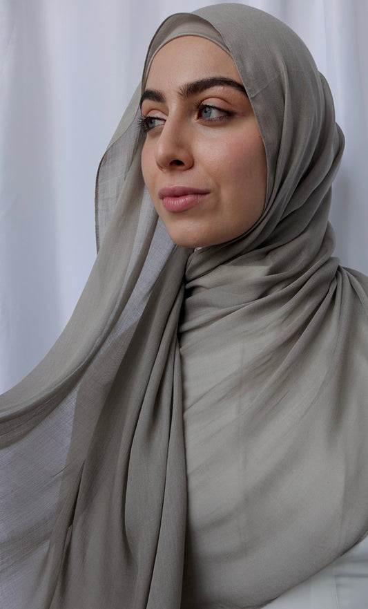 Modal Matching Hijab Set - Oyster