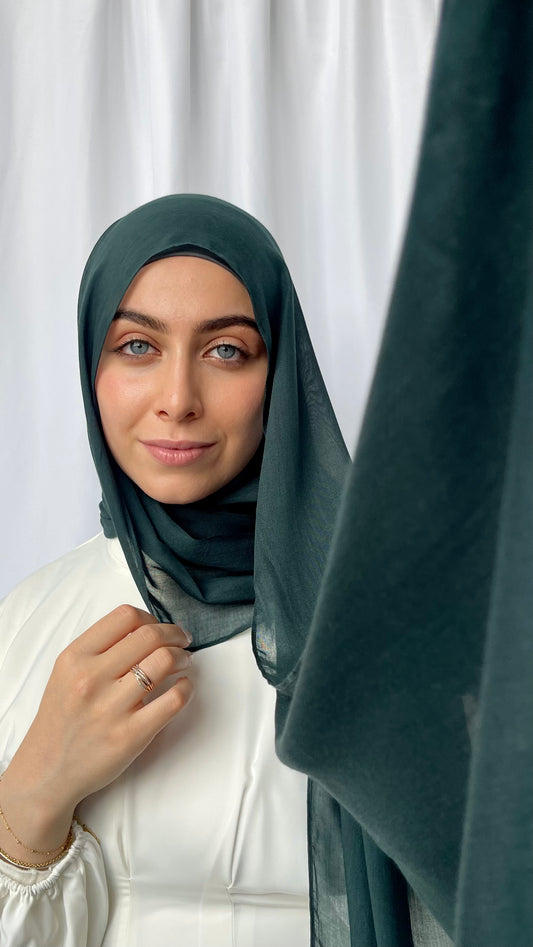 Modal Matching Hijab Set - Emerald