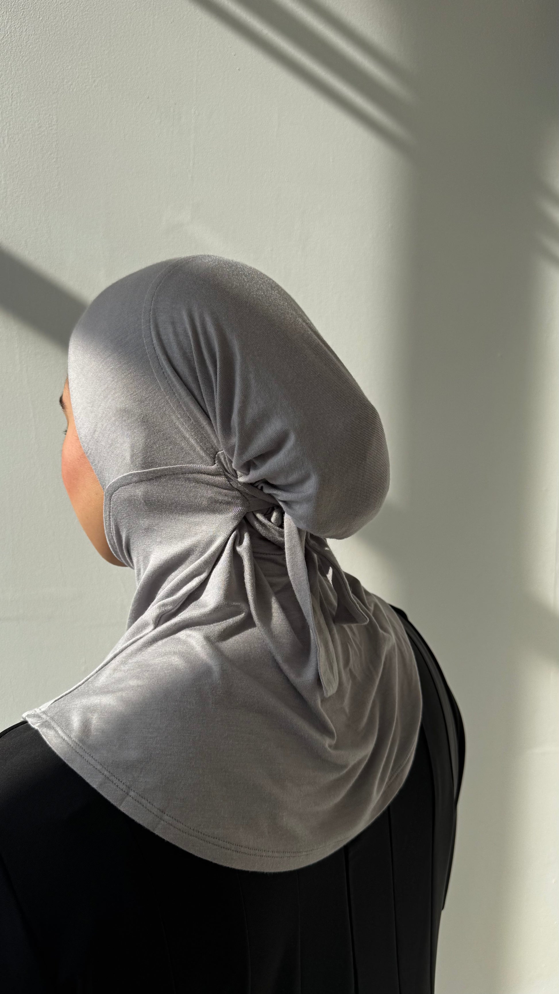 Ninja hijab full coverage hijab caps, under-cap with tie back function. Next day delivery hijabs UK